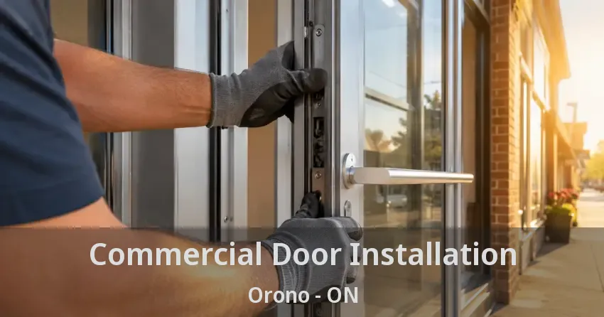 Commercial Door Installation Orono - ON