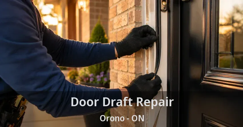 Door Draft Repair Orono - ON