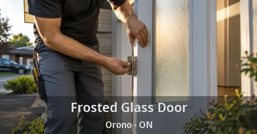 Frosted Glass Door Orono - ON