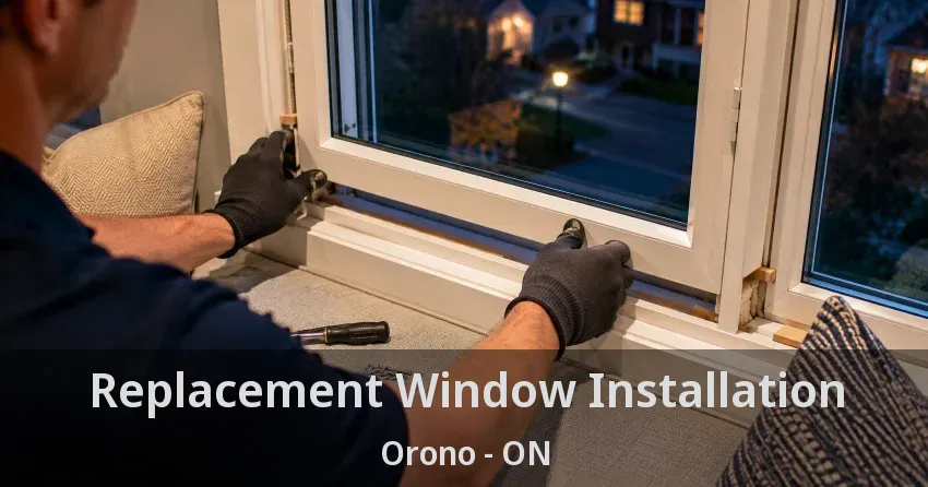 Replacement Window Installation Orono - ON
