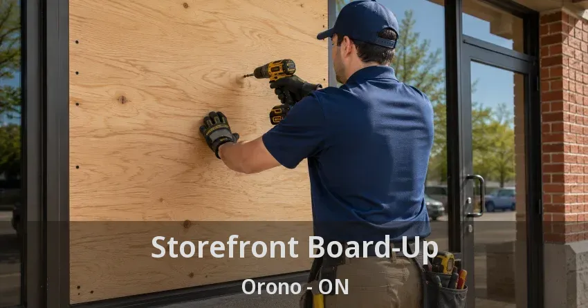 Storefront Board-Up Orono - ON