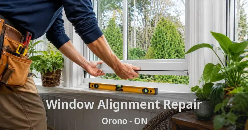 Window Alignment Repair Orono - ON