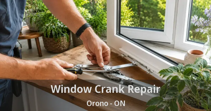 Window Crank Repair Orono - ON