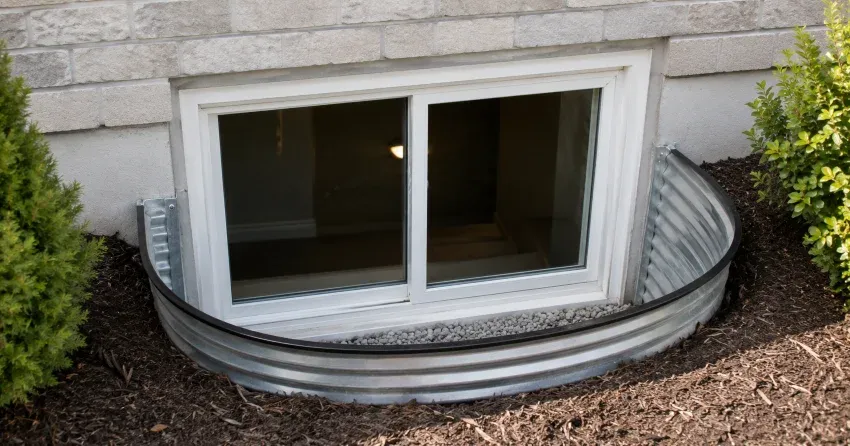 new casement kitchen window installed above sink in Orono