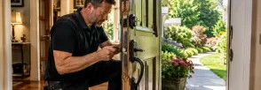 Broken Front Door Orono
